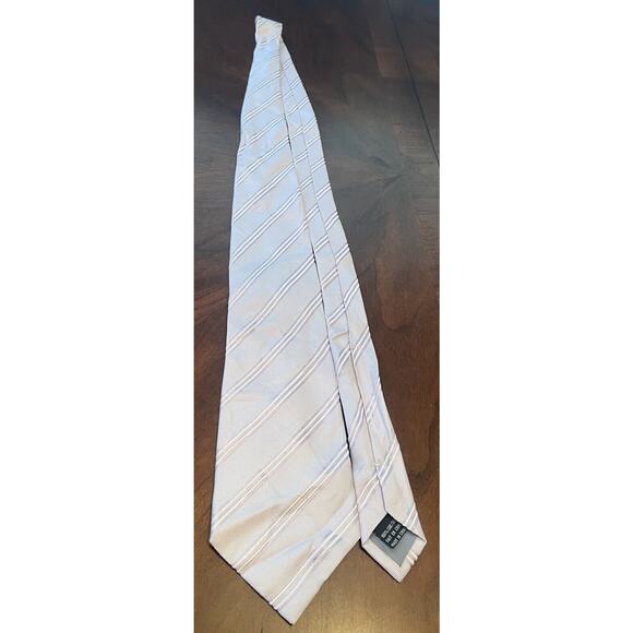 Comoseta Purple 100% Silk Men’s Neck Tie Made in China - Picture 3 of 9